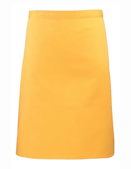 Colours Collection Mid Length Apron - Sunflower (ca. Pantone 136C)