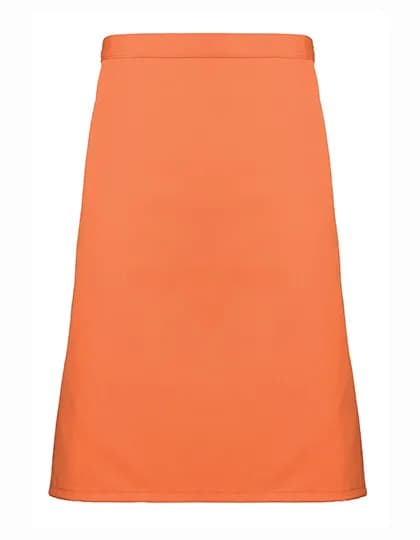 Colours Collection Mid Length Apron - Terracotta (ca. Pantone 159C)