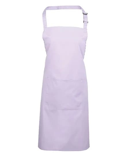 Colours Collection Bib Apron With Pocket - Lilac (ca. Pantone 264C)