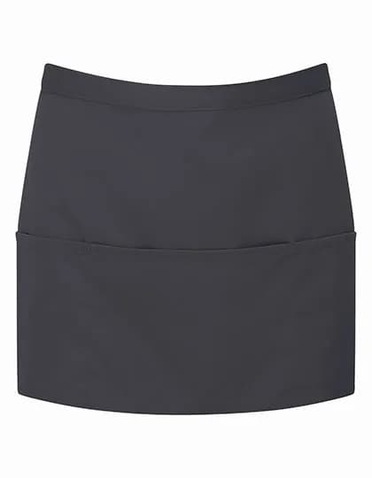 Colours Collection 3-Pocket Apron - Charcoal (ca. Pantone 7540C)