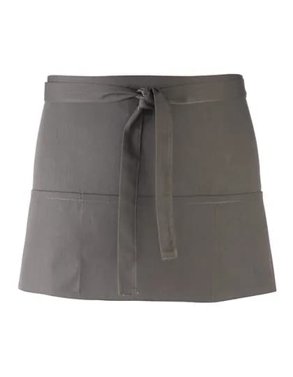 Colours Collection 3-Pocket Apron - Dark Grey (ca. Pantone 431C)