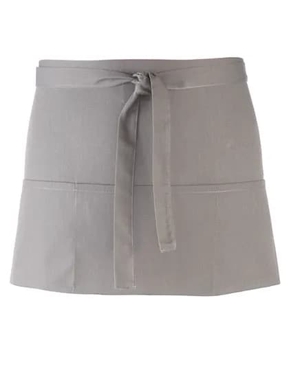 Colours Collection 3-Pocket Apron - Pale Grey (Silver) (ca. Pantone 428C)