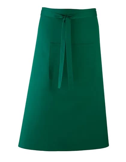 Colours Collection Bar Apron - Bottle Green (ca. Pantone 560C)