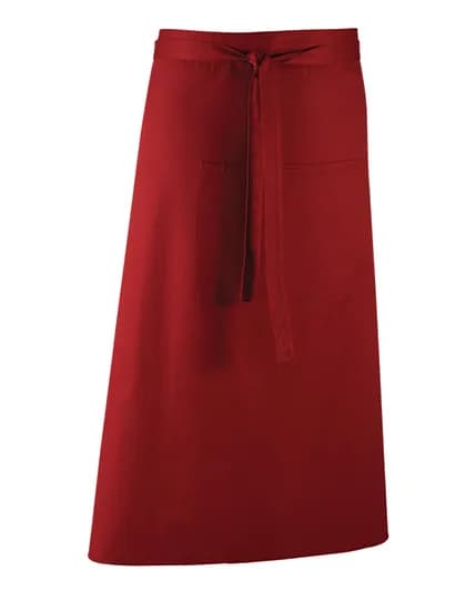 Colours Collection Bar Apron - Burgundy (ca. Pantone 216C)