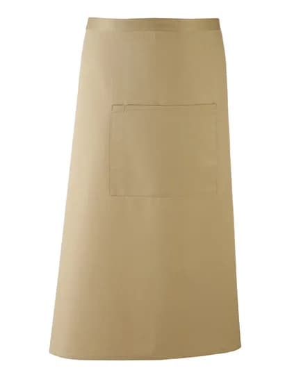 Colours Collection Bar Apron - Khaki (ca. Pantone 7503C)