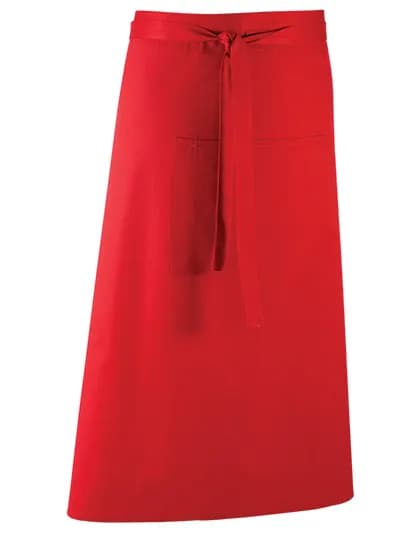 Colours Collection Bar Apron - Red (ca. Pantone 200C)
