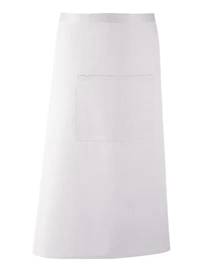 Colours Collection Bar Apron - White