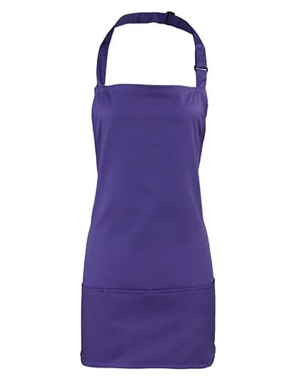 Colours 2 in 1 Apron - Purple (ca. Pantone 7447C)
