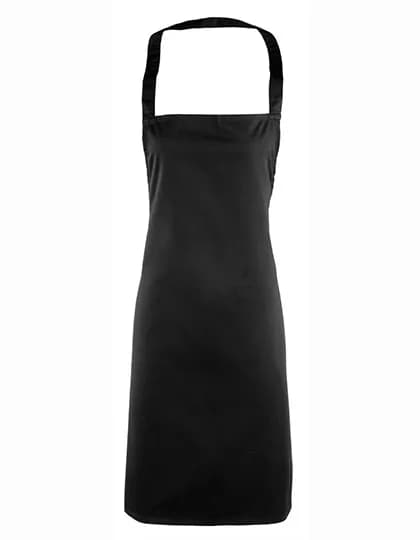 Essential Bib Apron - Black (ca. Pantone Black C)