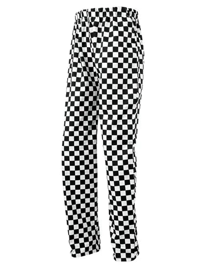 Essential Chef´s Trouser - Black-White Check