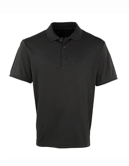 Men´s Coolchecker® Piqué Polo - Black (ca. Pantone Black C)
