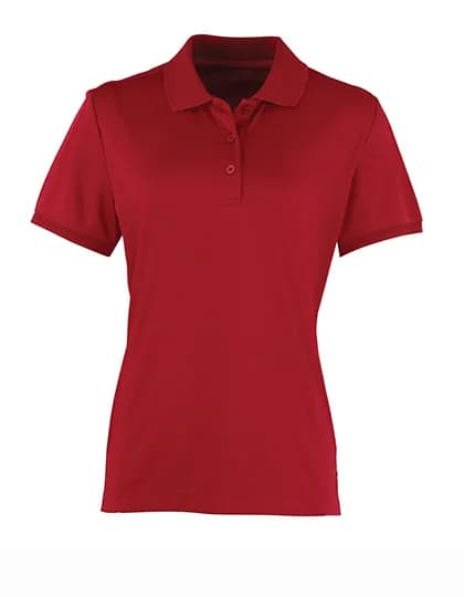 Women´s Coolchecker® Piqué Polo - Burgundy (ca. Pantone 216C)