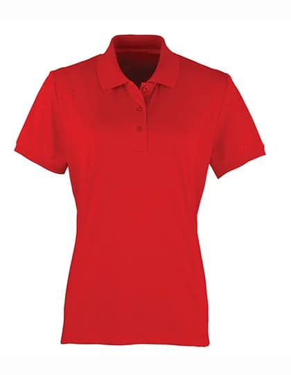 Women´s Coolchecker® Piqué Polo - Red (ca. Pantone 200C)