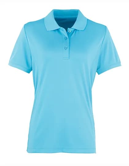 Women´s Coolchecker® Piqué Polo - Turquoise (ca. Pantone 312C)