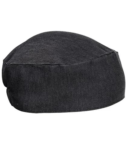 Chef´s Skull Cap - Black Denim (ca. Pantone 433C)