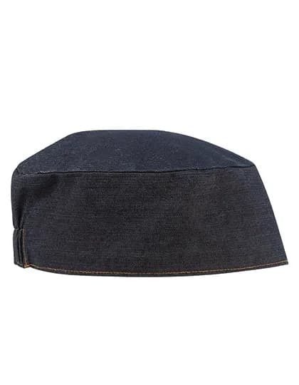 Chef´s Skull Cap - Indigo Denim (ca. Pantone 2767C)