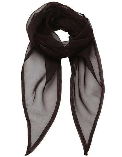 Women´s Colours Collection Chiffon Scarf - Brown (ca. Pantone 476C)
