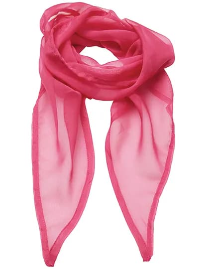 Women´s Colours Collection Chiffon Scarf - Fuchsia (ca. Pantone 219C)