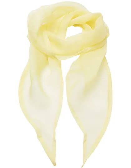Women´s Colours Collection Chiffon Scarf - Lemon (ca. Pantone 127C)