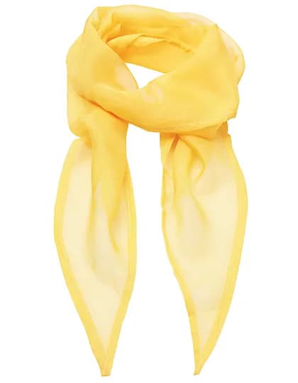 Women´s Colours Collection Chiffon Scarf - Sunflower (ca. Pantone 136C)