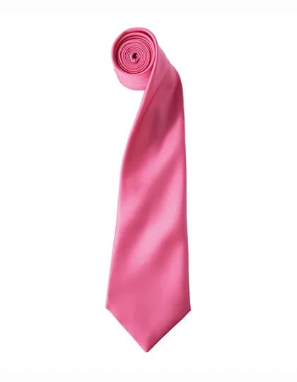 Colours Collection Satin Tie - Fuchsia (ca. Pantone 219C)