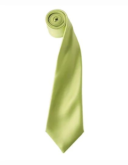 Colours Collection Satin Tie - Lime (ca. Pantone 382C)