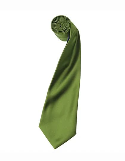 Colours Collection Satin Tie - Oasis Green (ca. Pantone 371C)