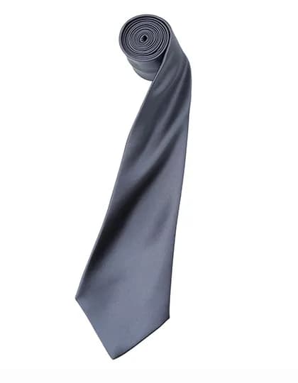 Colours Collection Satin Tie - Steel (ca. Pantone 7545C)