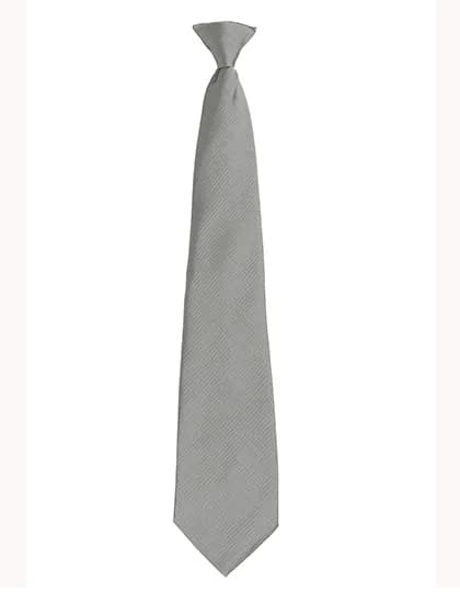 Colours Orginals Fashion Clip Tie - Pale Grey (Silver) (ca. Pantone 420 C)