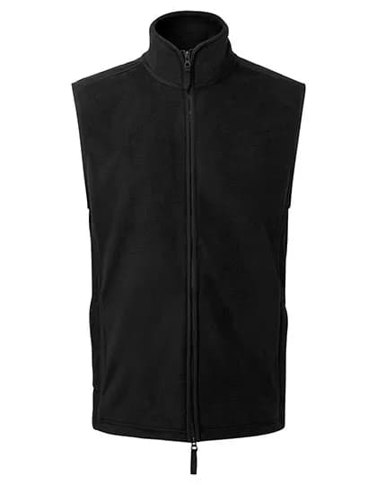 Men´s ´Artisan´ Fleece Gilet - Black (ca. Pantone Black C)/Black (ca. Pantone Black C)
