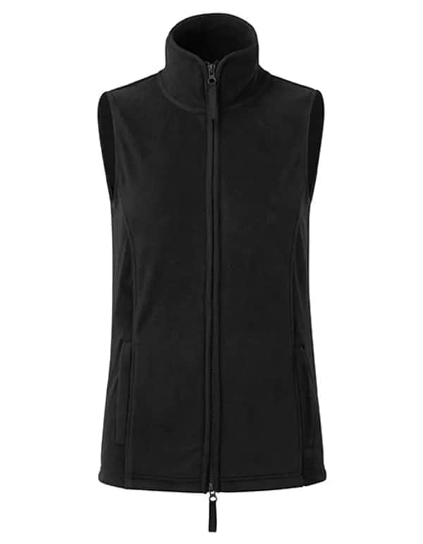 Women´s ´Artisan´ Fleece Gilet - Black (ca. Pantone Black C)/Black (ca. Pantone Black C)