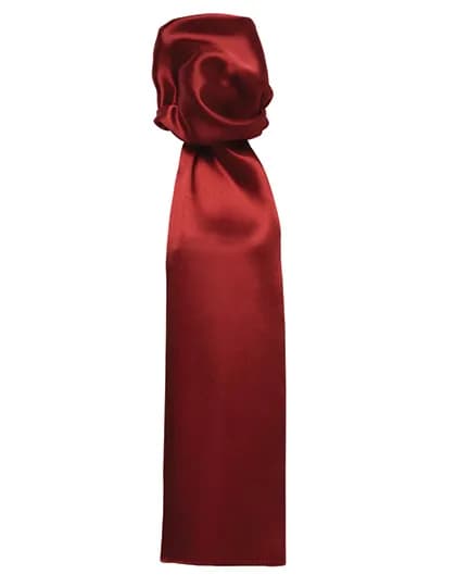 Women´s Business Scarf - Plain - Burgundy (ca. Pantone 7427C)
