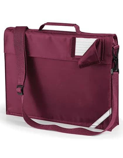 Junior Book Bag With Strap - Burgundy