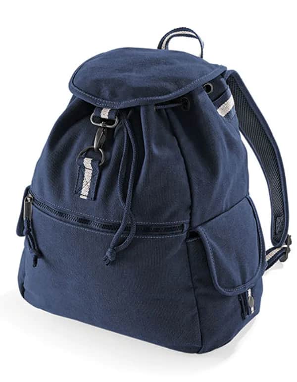 Vintage Canvas Backpack - Vintage Oxford Navy
