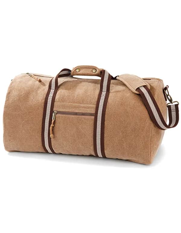Vintage Canvas Holdall - Sahara