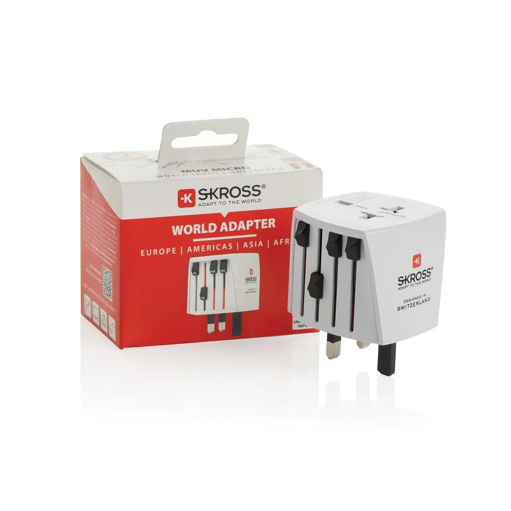 SKROSS World Travel Adapter MUV Micro - weiß