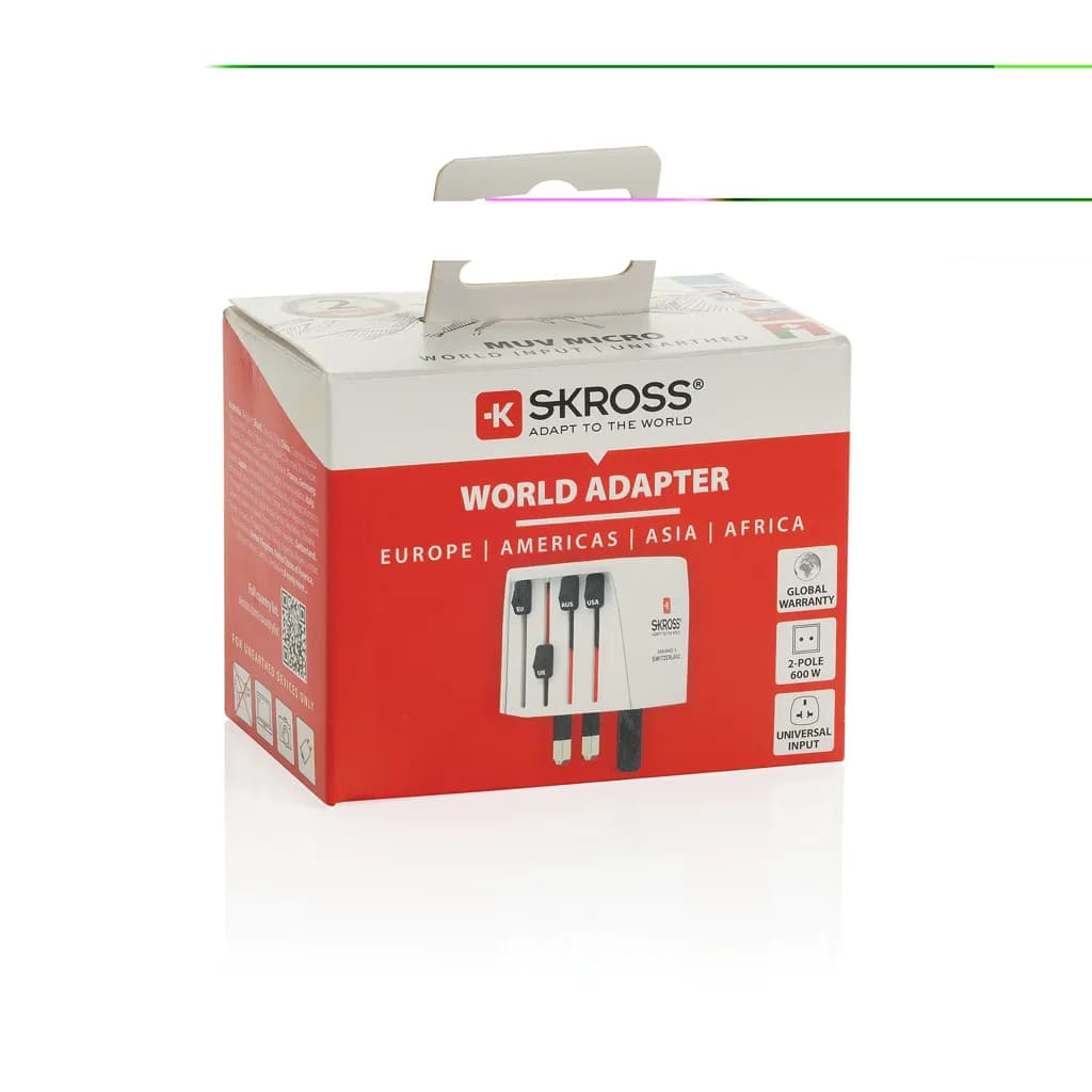 SKROSS World Travel Adapter MUV Micro - weiß