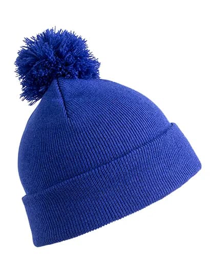 Junior Pom Pom Beanie - Royal