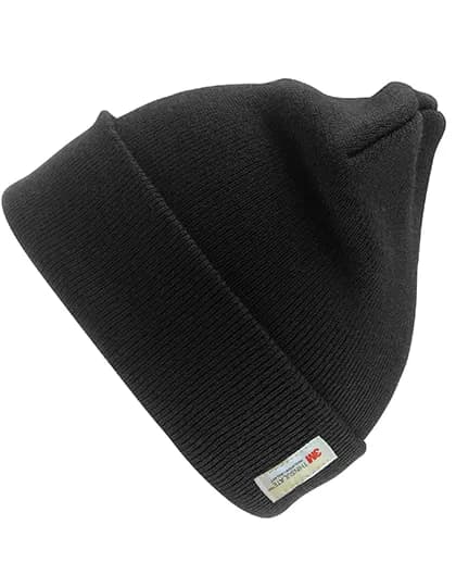 Heavyweight Thinsulate™ Woolly Ski Hat - Black