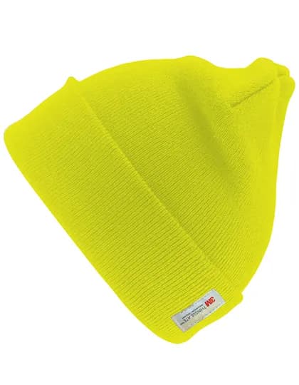 Heavyweight Thinsulate™ Woolly Ski Hat - Fluorescent Yellow