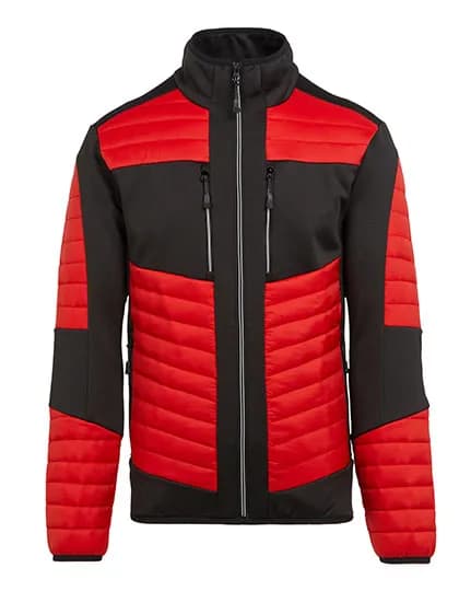 E-volve Unisex Thermal Hybrid Jacket - Classic Red/Black