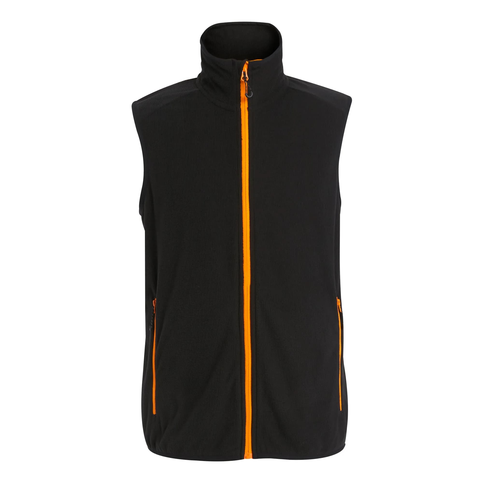 Navigate Fleece Bodywarmer - Black/Orange Pop