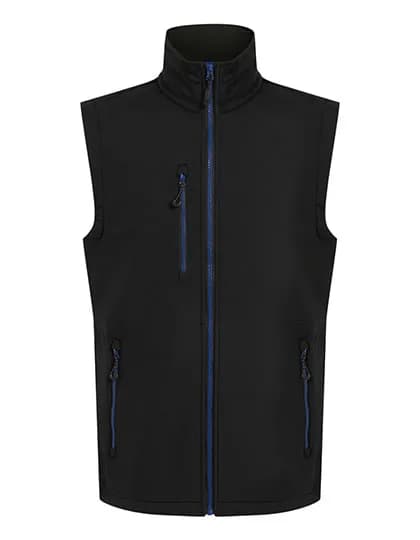 Navigate 2-Layer Softshell Bodywarmer - Black/New Royal