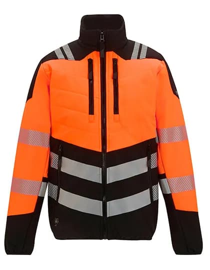 Hi-Vis X-Pro Hybrid Jacket- Class 2 - Black/Orange