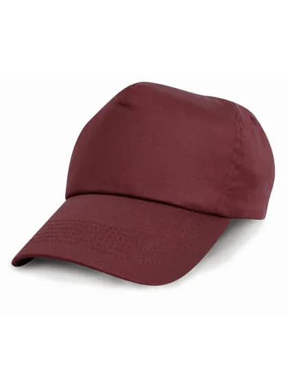 Junior Cotton Cap - Burgundy