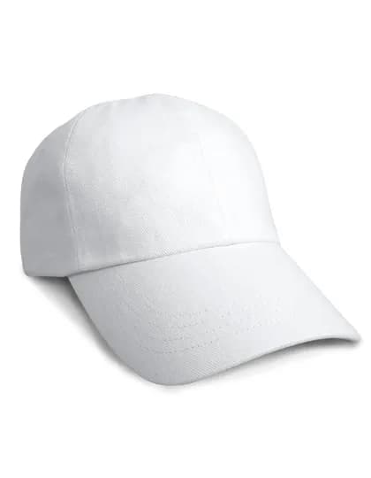 Heavy Cotton Drill Pro Style Cap - White