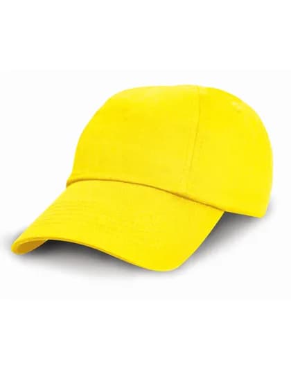 Junior Low Profile Cotton Cap - Yellow