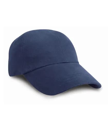 Low Profile Heavy Brushed Cotton Cap - Navy