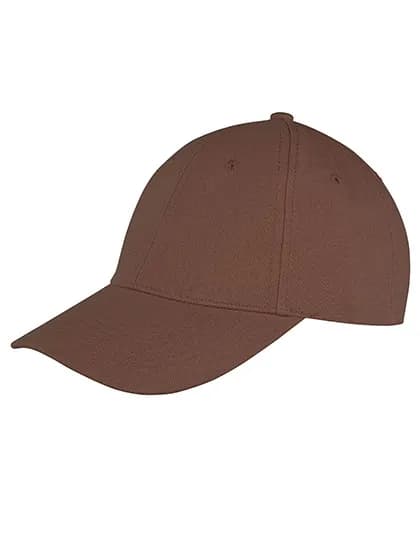 Memphis Brushed Cotton Low Profile Cap - Chocolate Brown