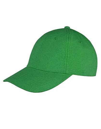 Memphis Brushed Cotton Low Profile Cap - Emerald Green